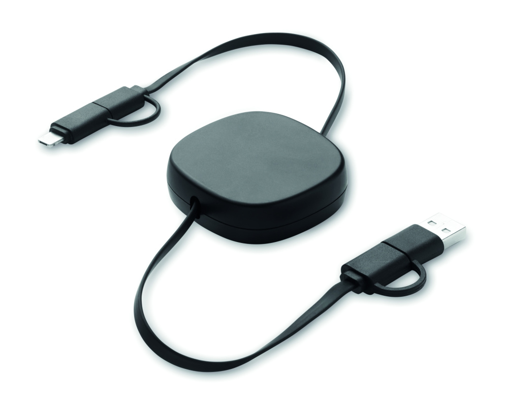 Logotrade corporate gifts photo of: 60W retractable charging cable