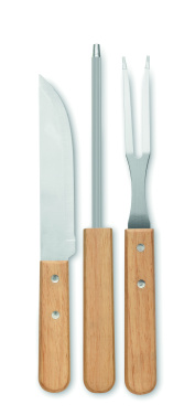 Logo trade promotional giveaway photo of: Stainless steel barbecue tools