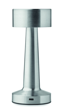 Logo trade promotional giveaways image of: Rechargeable iron table lamp