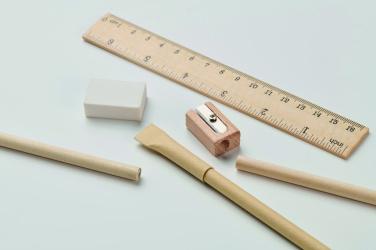 Logo trade promotional merchandise picture of: Paper tube stationery set