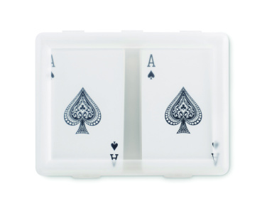 Logo trade promotional gifts picture of: Set of classic playing cards