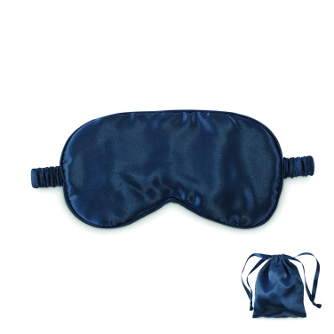 Logo trade corporate gifts image of: Soft polyester eye mask