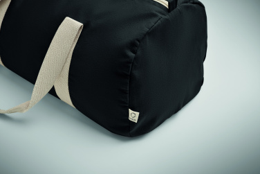 Logo trade business gift photo of: Recycled cotton sports bag