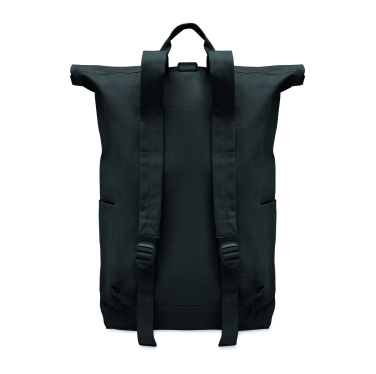Logo trade promotional product photo of: Roll top backpack 390 gr/m²