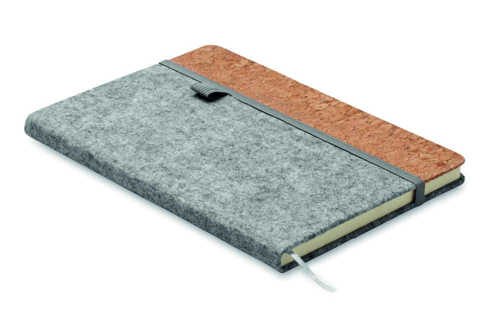 Logotrade promotional merchandise photo of: A5 RPET cork notebook
