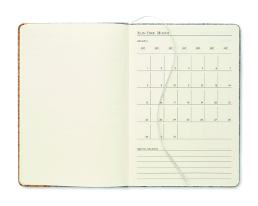 Logo trade promotional giveaways image of: A5 RPET cork notebook