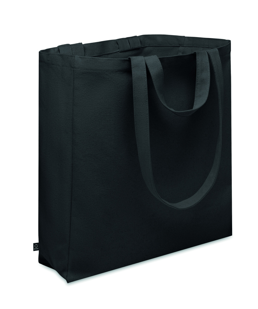 Logotrade promotional product image of: Recycled cotton shopping bag