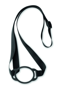Logotrade advertising products photo of: Lanyard with cup holder 6cm