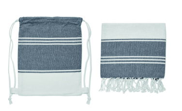Logo trade advertising products image of: Hammam towel drawstring set
