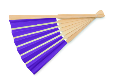 Logo trade promotional giveaway photo of: Manual hand fan