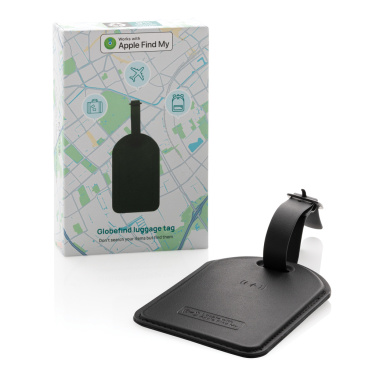 Logo trade promotional gifts image of: Globetrack RCSrPolyester luggage tag with worldwide locating
