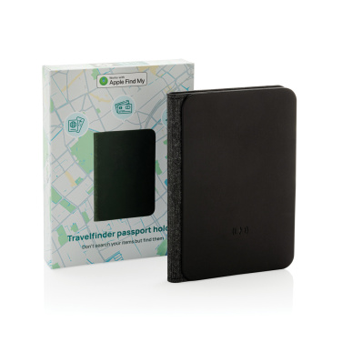 Logo trade promotional gifts image of: Trackmate RCS rpolyester passport holder worldwide locating