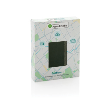 Logo trade promotional merchandise picture of: Seekcard RCS rpolyester card wallet with worldwide locating