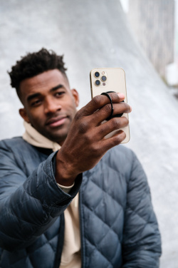 Logo trade advertising products image of: Terra Magnetic RCS rplastic magnetic phone holder with ring