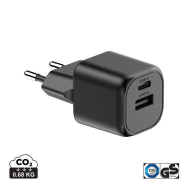 Logo trade promotional products picture of: Urban Vitamin Monterey RCS recycled plastic 20W GAN charger