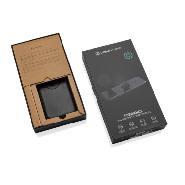 Logotrade business gift image of: Urban Vitamin Torrance 3 in 1 magnetic 15W charger