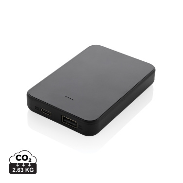Logotrade corporate gift image of: Boostcore RCS recycled plastic powerbank 5.000mAh with USB C
