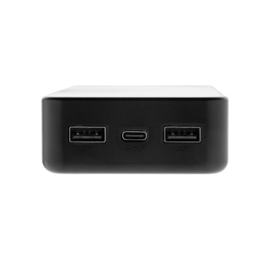 Logo trade promotional giveaway photo of: Boostcore RCS recycled plastic powerbank 20.000mAh USB C