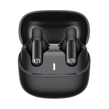 Logo trade promotional merchandise image of: Urban Vitamin Long Beach ENC rplastic wireless earbuds