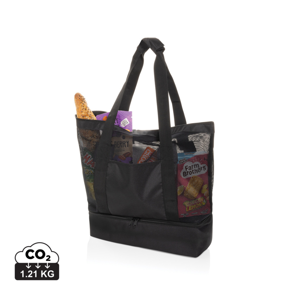 Logo trade promotional gifts image of: Iqlo Aware™ RPET 2-in-1 cooler tote