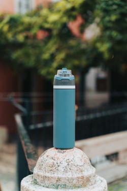 Logo trade promotional giveaways image of: Omni Sip RCS certified re-steel lockable bottle 700ml
