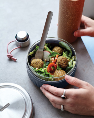 Logo trade promotional item photo of: Black+Blum Glass Lunch Bowl 750ml