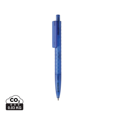 Logotrade promotional item picture of: X3 GRS recycled PC plastic pen frosted