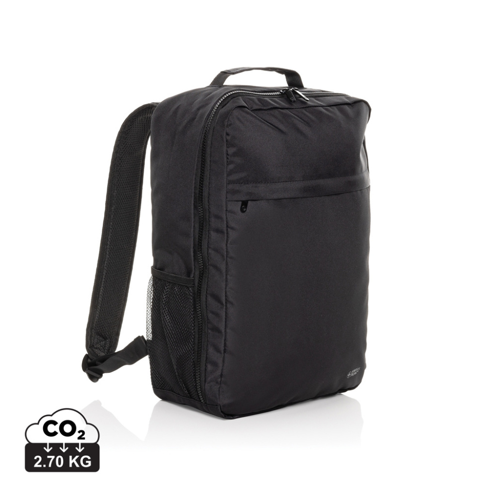 Logotrade promotional giveaway picture of: Swiss Peak Aware™ RPET Essential 15.6 inch laptop backpack