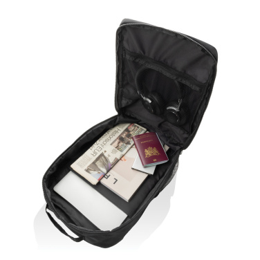 Logotrade promotional gift picture of: Swiss Peak Aware™ RPET Essential 15.6 inch laptop backpack