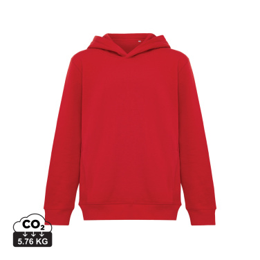 Logotrade promotional gift image of: Iqoniq Yengo kids recycled cotton hoodie with sidepockets