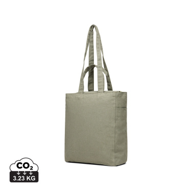 Logo trade promotional products picture of: VINGA Hilo AWARE™ recycled canvas zip tote
