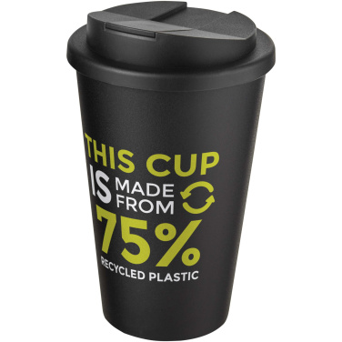 Logotrade promotional merchandise picture of: Americano® Eco 350 ml recycled tumbler with spill-proof lid