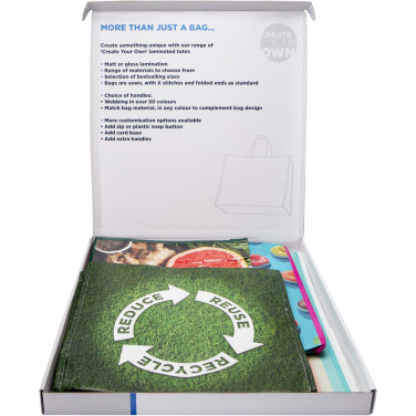 Logo trade promotional products image of: Laminated totes sample box