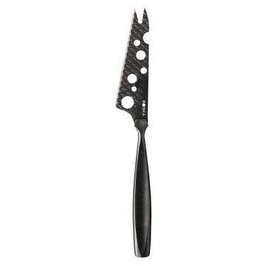 Logotrade promotional gift image of: BOSKA Cheese Knife Set Monaco+ Black