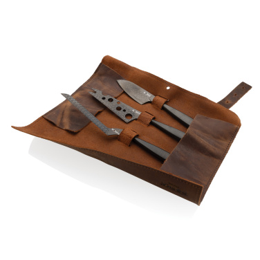 Logotrade promotional merchandise picture of: BOSKA Cheese Knife Set Monaco+ Black