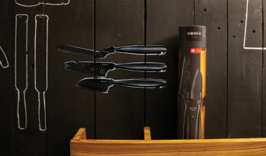 Logo trade business gift photo of: BOSKA Cheese Knife Set Monaco+ Black