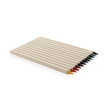 Logo trade promotional giveaways image of: Micki GRS infinity 12pc coloring pencil set