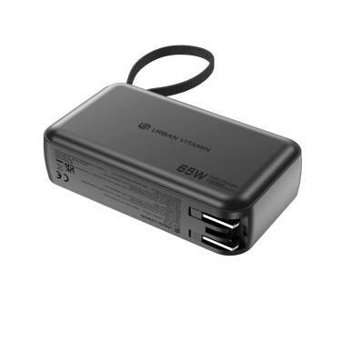 Logotrade promotional items photo of: Urban Vitamin Eureka hybrid GANcharger 10000mah powerbank65W