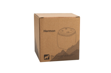 Logo trade advertising products image of: Bluetooth speaker HERMON Schwarzwolf