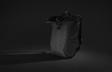 Logo trade promotional gifts image of: Swiss Peak Aware™ RPET Leonard 15.6 inch laptop backpack