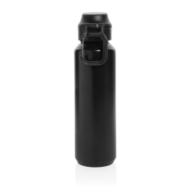 Logotrade promotional item image of: Via RCS Re-steel lockable sport bottle 600ML