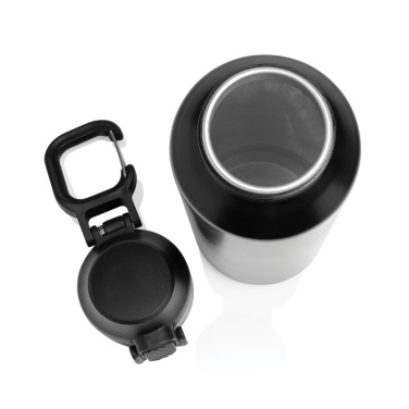 Logo trade promotional merchandise image of: Via RCS Re-steel lockable sport bottle 600ML