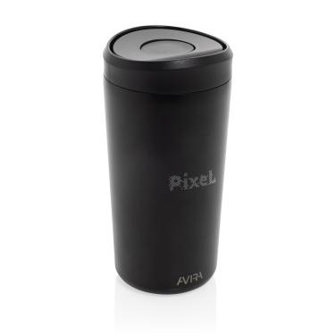Logo trade corporate gift photo of: Avira Alix RCS re-steel click tumbler 400ML