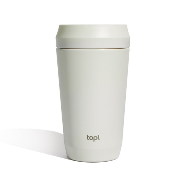 Logo trade promotional products picture of: Topl Recycled Steel To Go Tumbler Patented 360 Lid 354ml