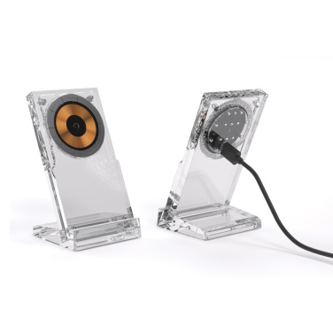Logo trade business gifts image of: Magcharge 15W magnetic wireless charging stand