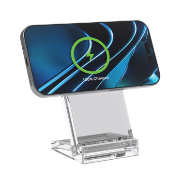 Logotrade promotional product image of: Magcharge 15W magnetic wireless charging stand