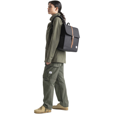 Logo trade business gifts image of: Herschel City recycled backpack 16L