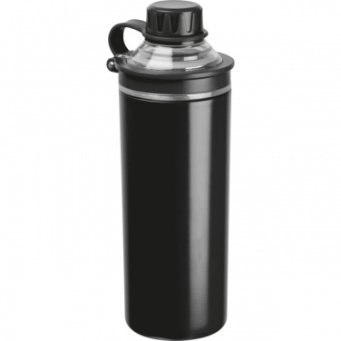 Logo trade promotional items image of: Double-walled stainless steel bottle Monza