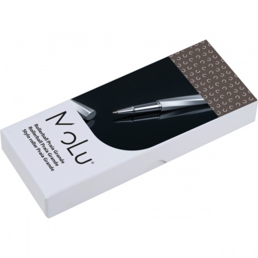 Logo trade promotional items picture of: MoLu brass rollerball Praia Grande