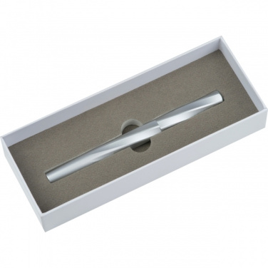 Logo trade promotional merchandise picture of: MoLu brass rollerball Praia Grande